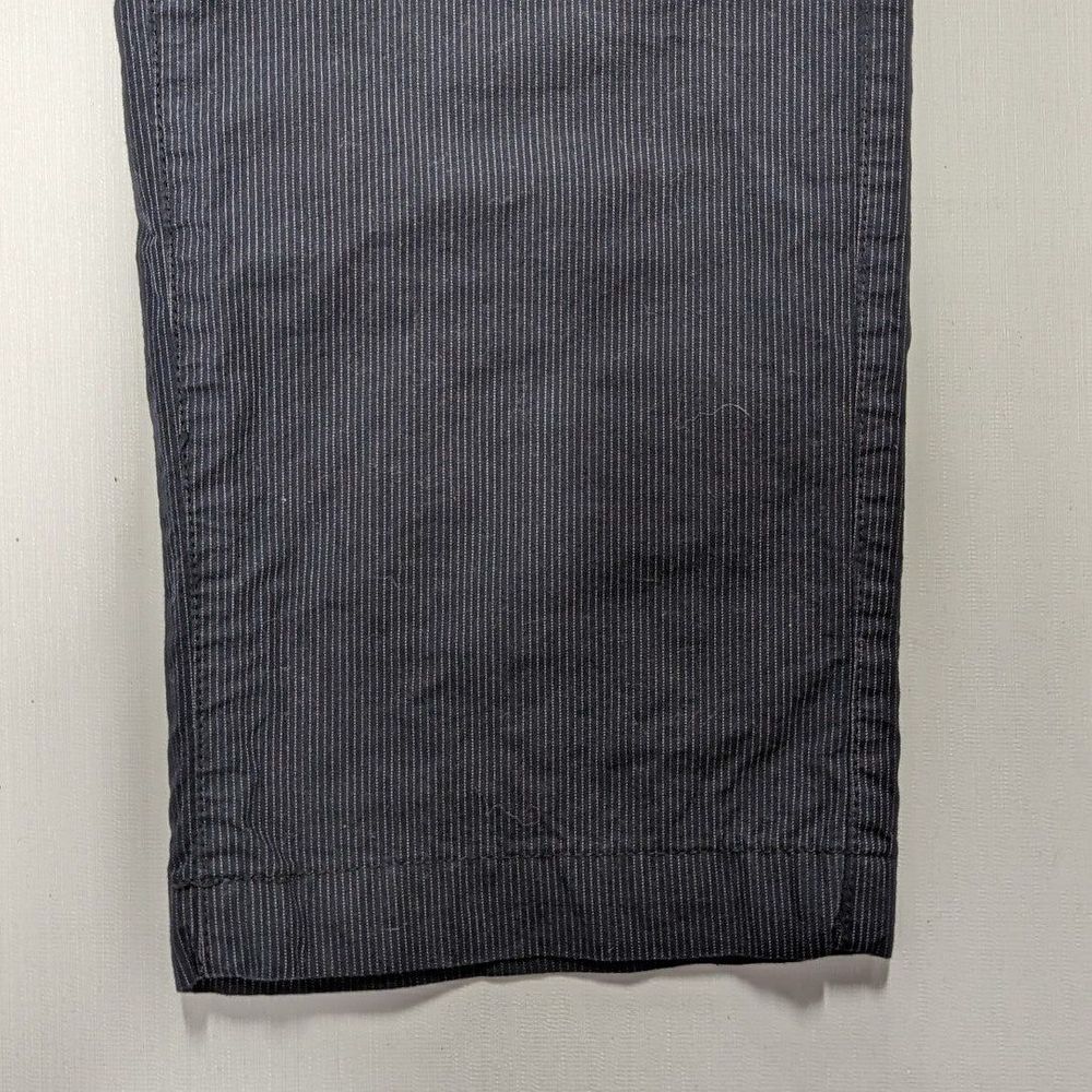 Banana Republic Men's Size 34 x 30 Aiden Fit Blue Pinstripe Pants - Picture 3 of 5